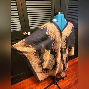 Kimono Coverup Sheer Boho Blouse ONE SIZE